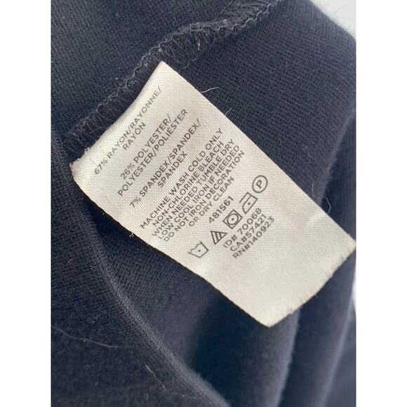 LOU & GREY FOR LOFT Women's Black Solid High-Rise Pull-On Casual Leggings SZ S - Picture 8 of 10